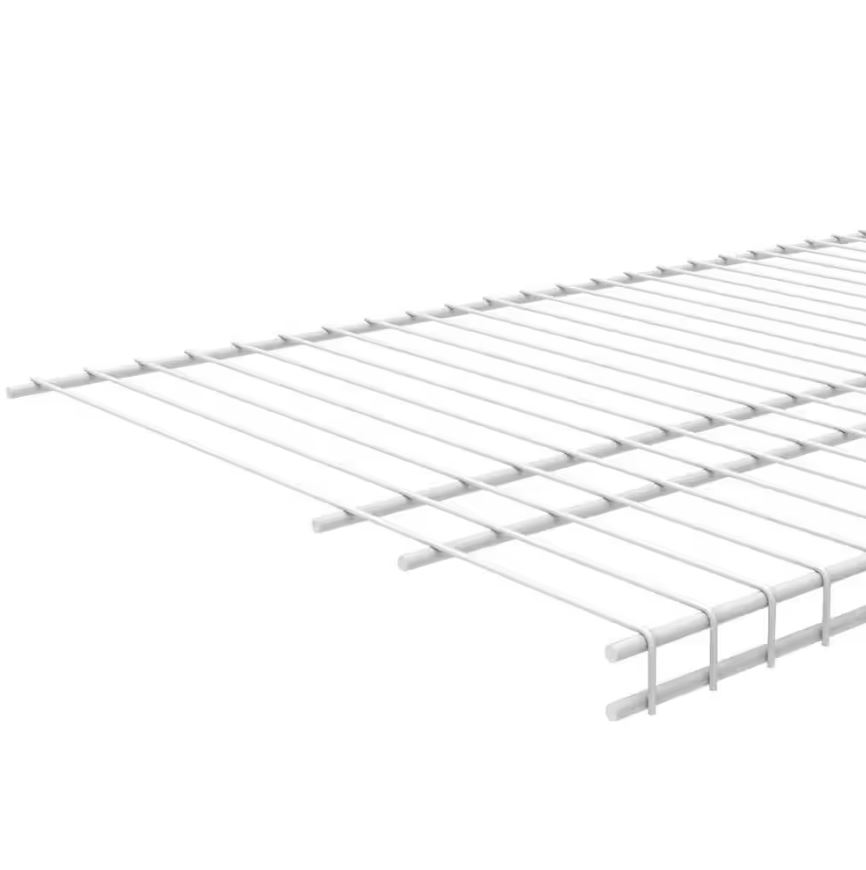  ClosetMaid SuperSlide 72 in. W x 16 in. D White Ventilated Wire Shelf
