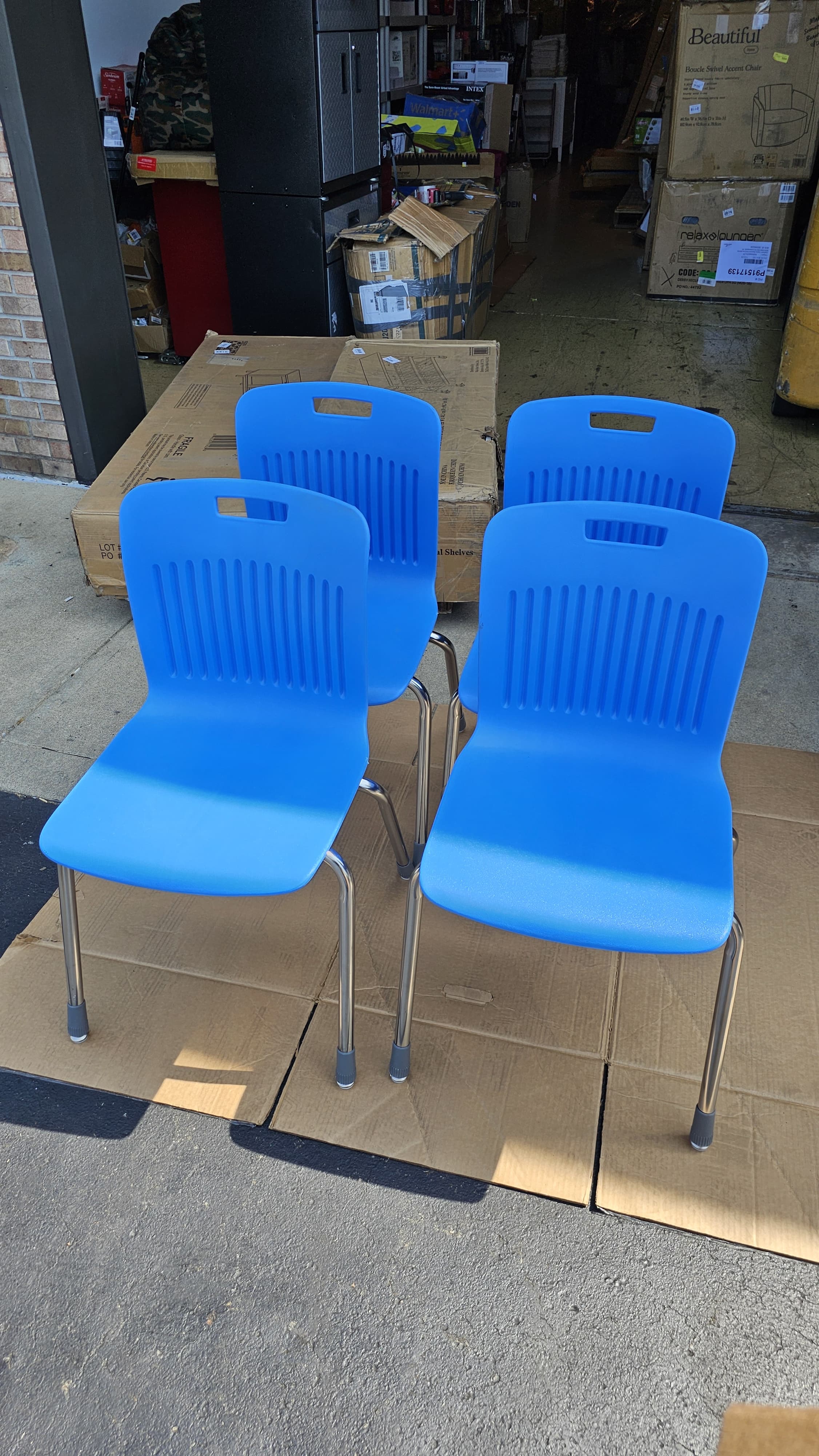 (Set of 4) Virco Analogy Series School Stack Chair (2 colors)
