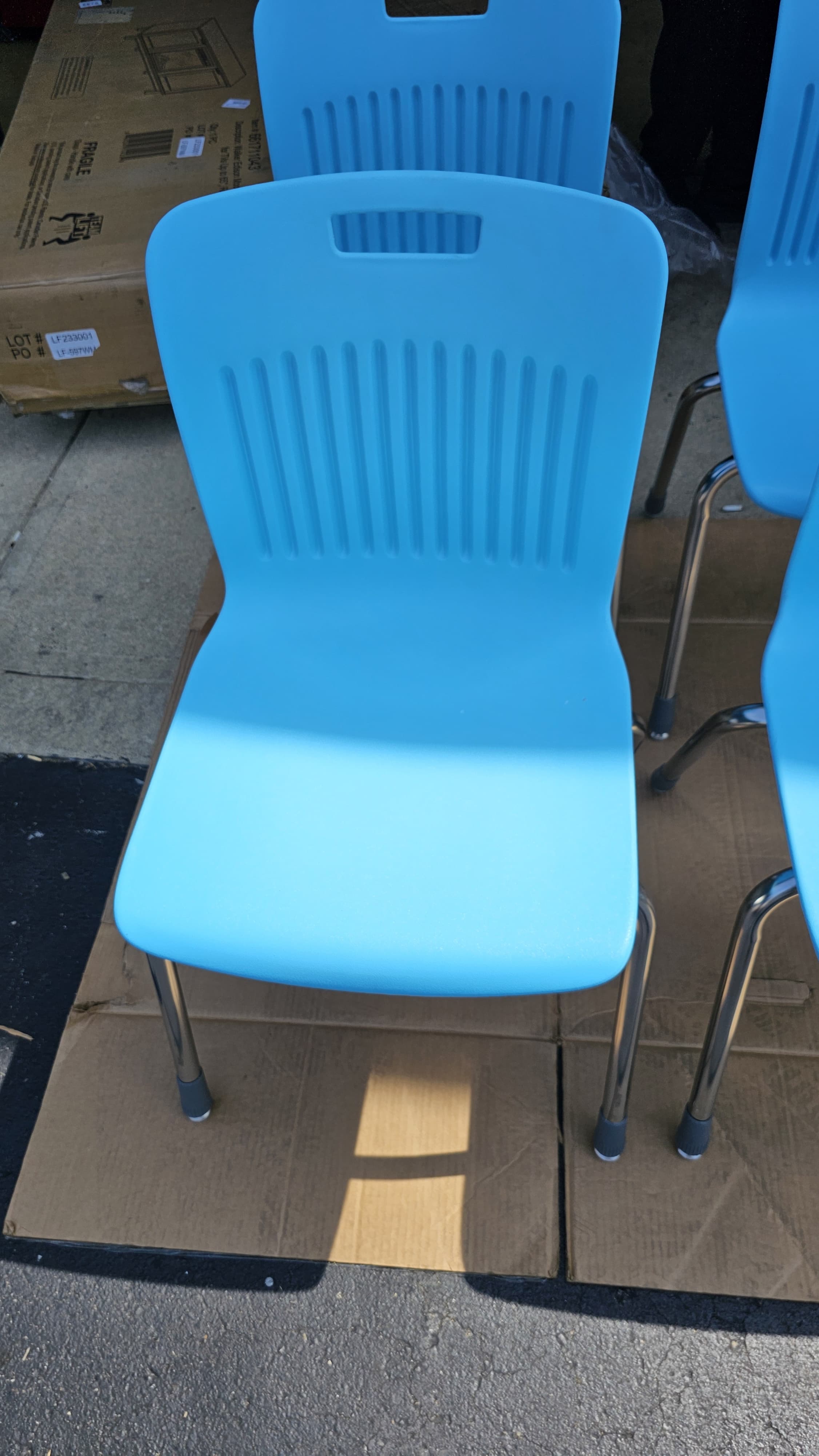 (Set of 4) Virco Analogy Series School Stack Chair (2 colors)