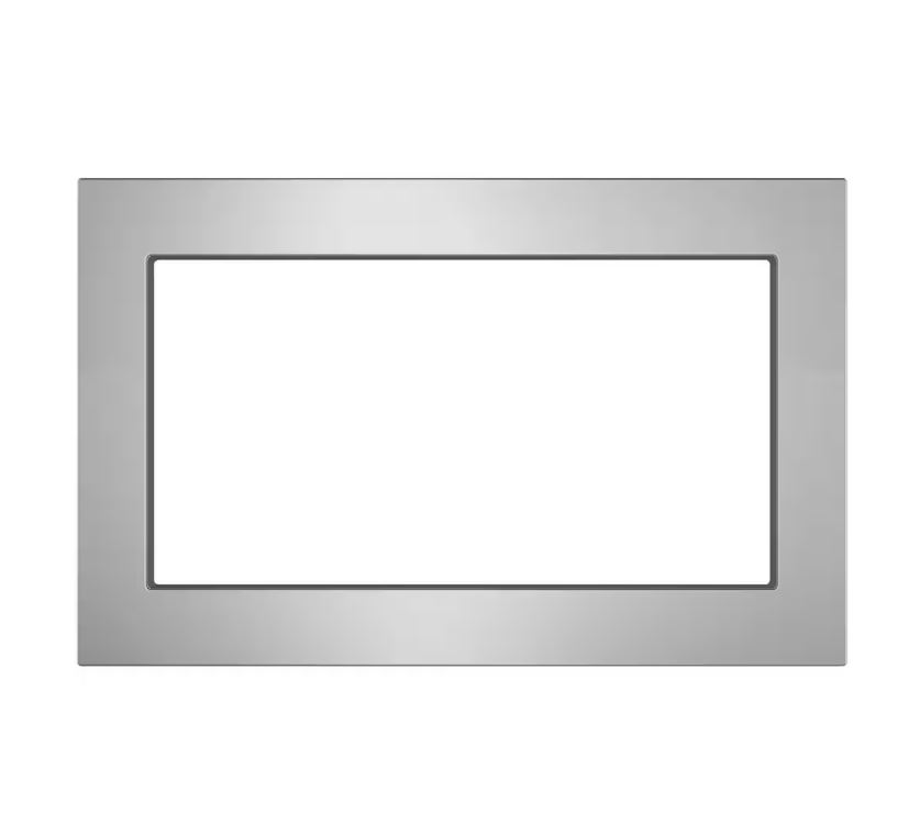 GE 30 in. Optional Built-In Trim Kit in Stainless Steel For Microwave