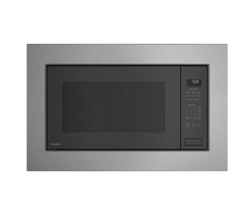 GE 30 in. Optional Built-In Trim Kit in Stainless Steel For Microwave