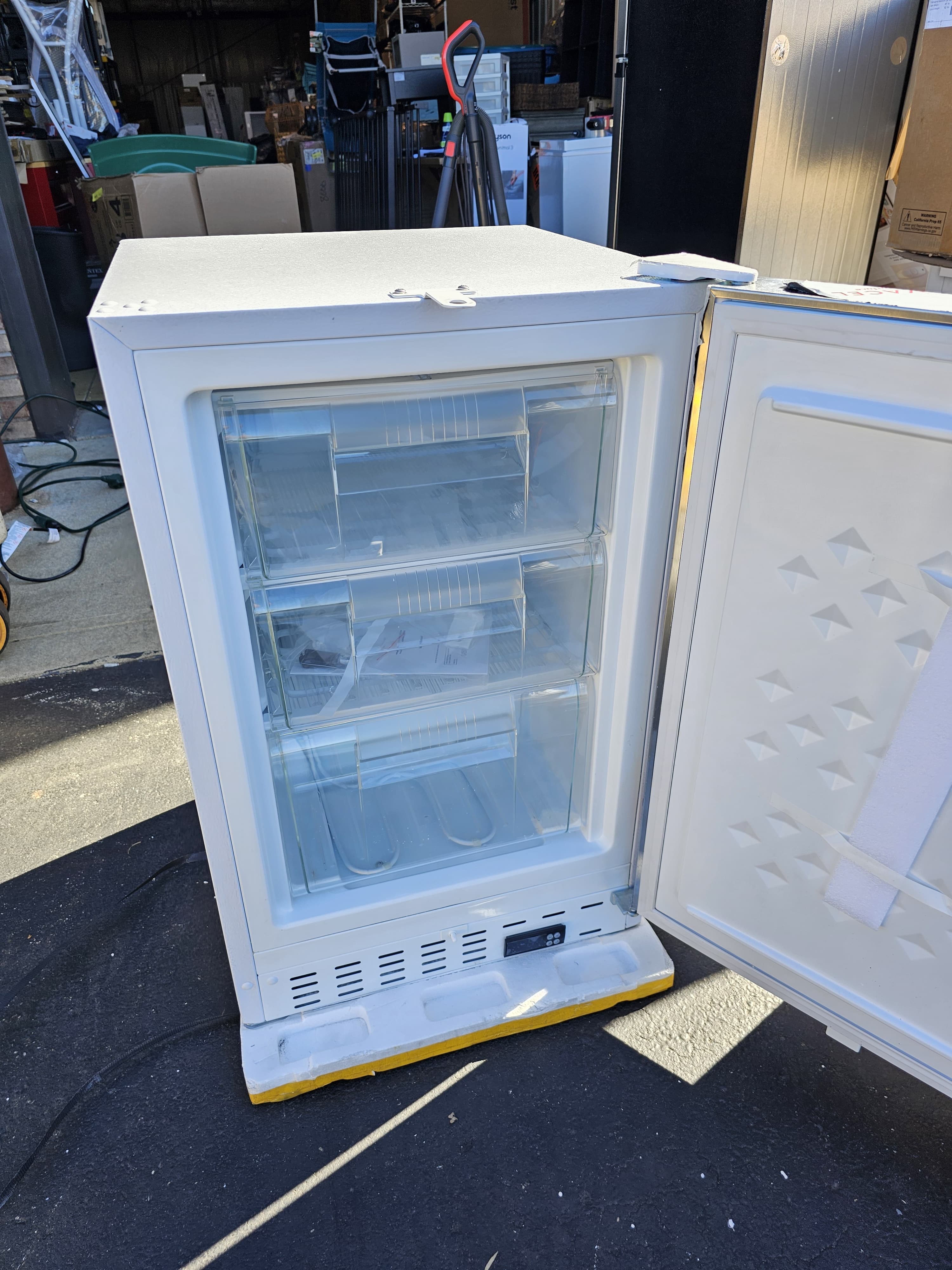 Summit Appliance 2.47 cu. ft. Manual Defrost Upright Commercial Freezer in Stainless Steel