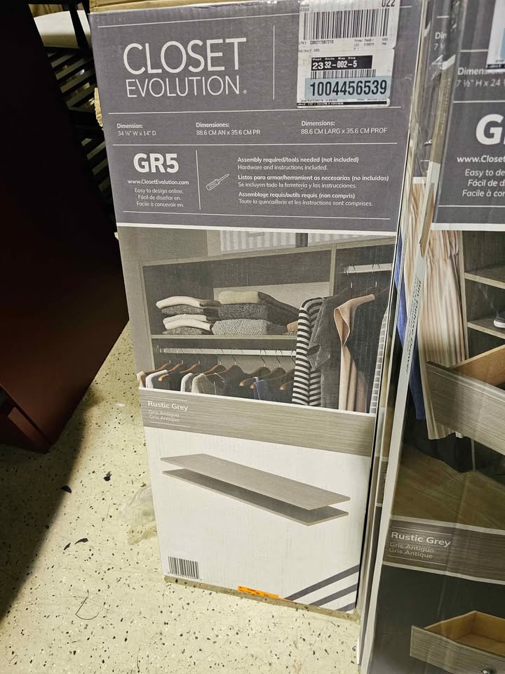  Closet System ( Price in Description)