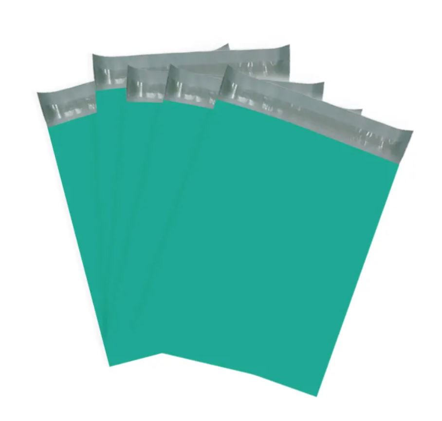 (50-1000 Pack) 10x13 Poly Mailers Envelopes Self Sealing Plastic Shipping Bag - Teal Color