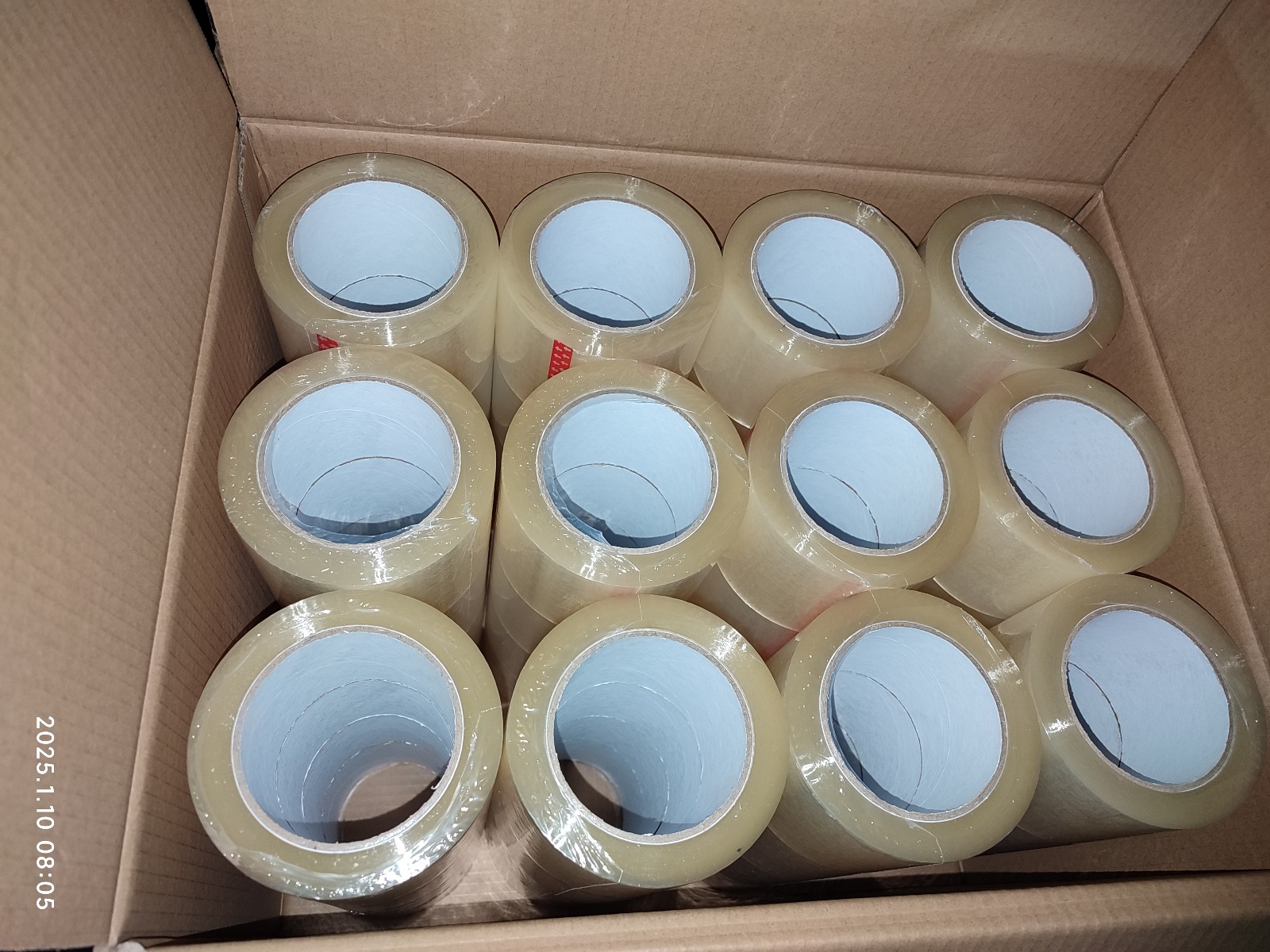 4-48 Rolls 3" x 110 Yards (330ft) Carton Sealing Clear Packing Tape Box Shipping - 1.8 mil 