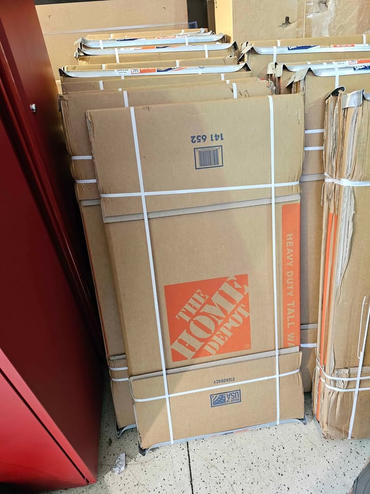 24in. L x 24 in. W x 44 in. H Tall Heavy Duty Eco Wardrobe Moving Shipping and Packing (3 Pack)