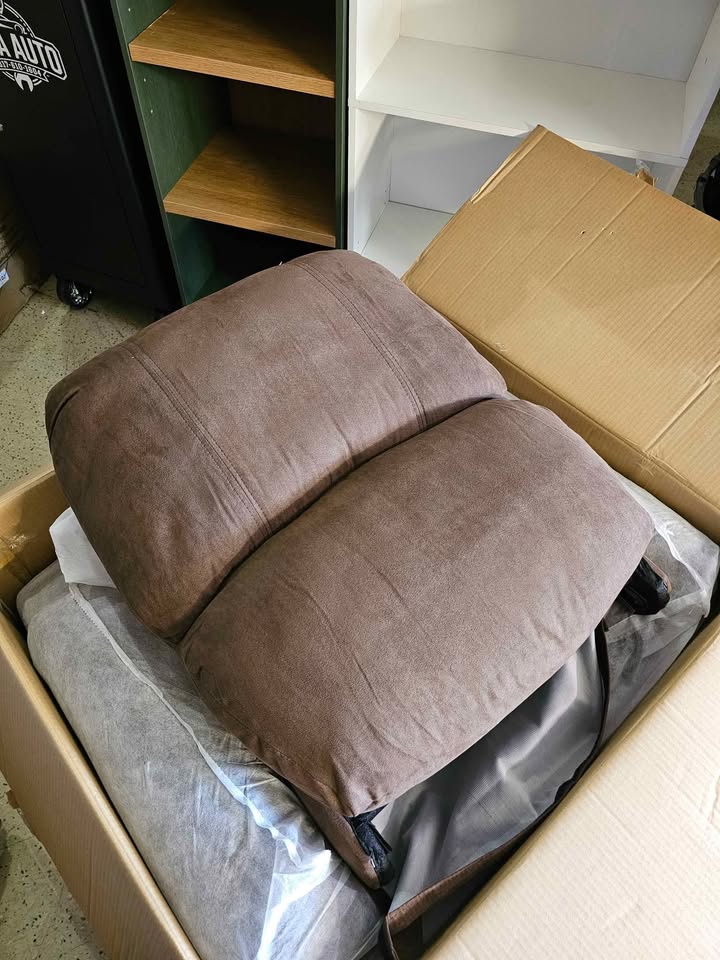Relax-A-Lounger Warren Microfiber Manual Recliner, Chocolate