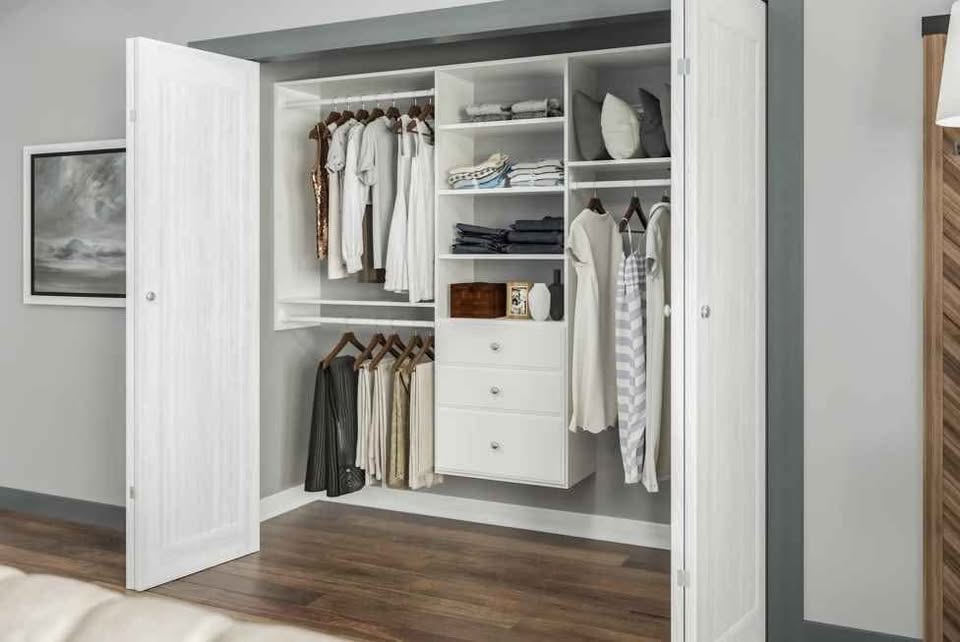 White Drawer 8 in. H X 24 in. W X 14 in. D
