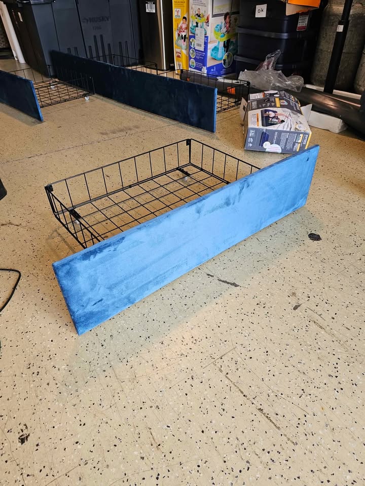 (4-Pack) Underbed Wire Storage Blue