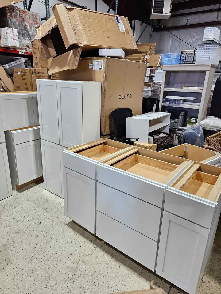 Hampton Bay Courtland 12 in. W x 24 in. D x 34.5 in. H Assembled Shaker Base Kitchen Cabinet