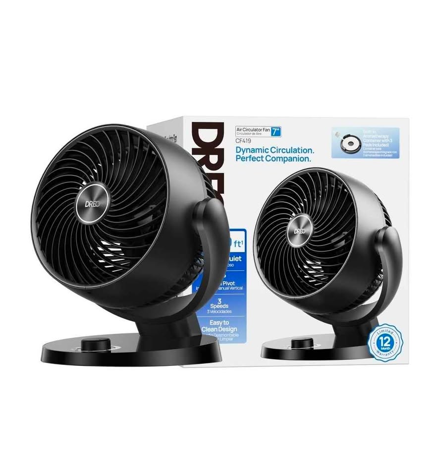 Dreo 7'' Air Circulator with Aromatherapy