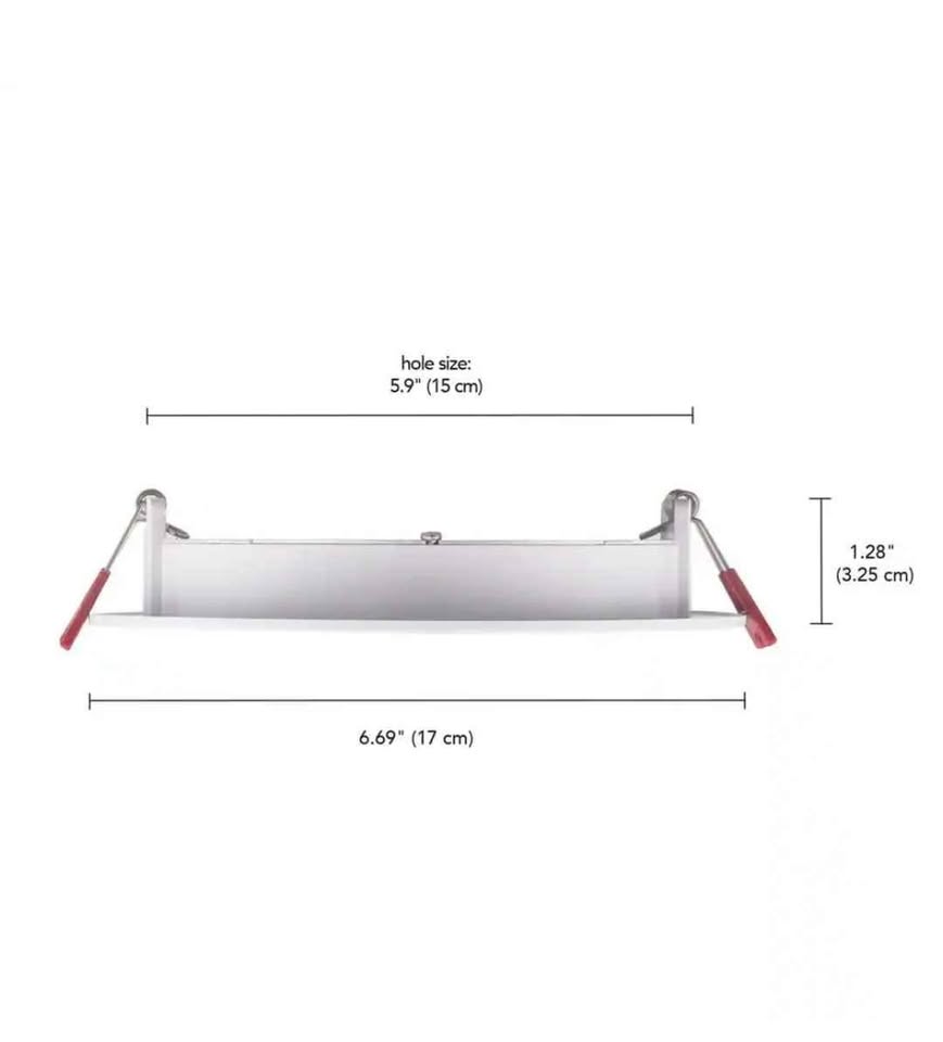  (12 Pack) Pro Value Series LED 6 in Round Adj Color Temp Canless Recessed Light