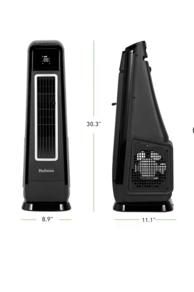  Holmes 30" Extreme Breeze High Velocity Blower Oscillating Tower Fan