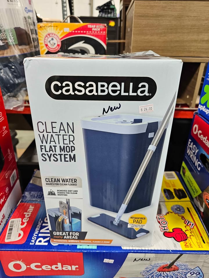 Casabella Clean Water Flat Mop Bucket