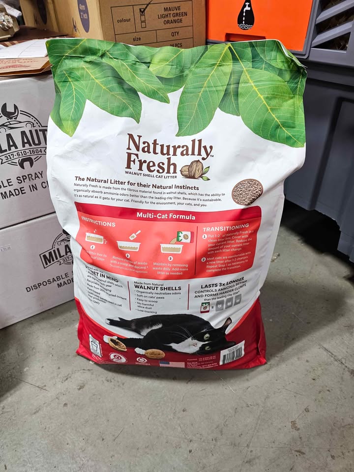 Naturally Fresh Multi-Cat Eco-Friendly Walnut Shell Cat Litter, 26 lb.
