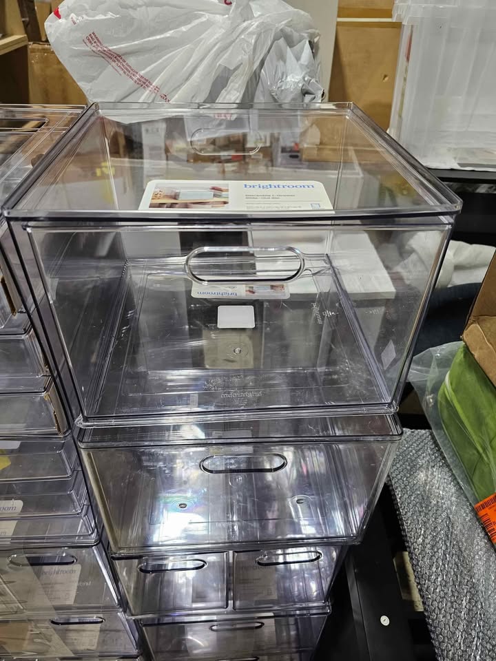  All Purpose 3 Drawers, 2 Drawers and 1 Drawer Storage Clear