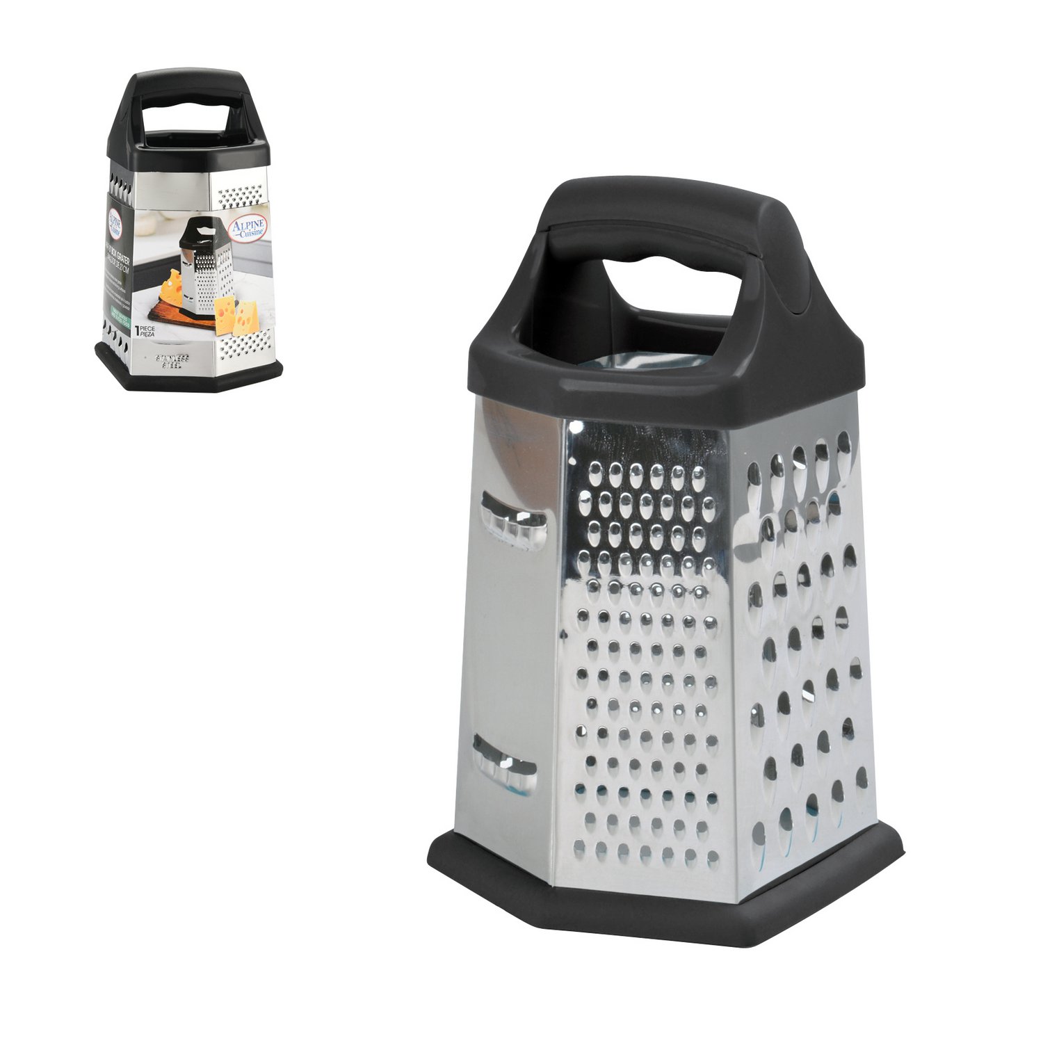 Alpine Cuisine Grater 6 Sided 8"