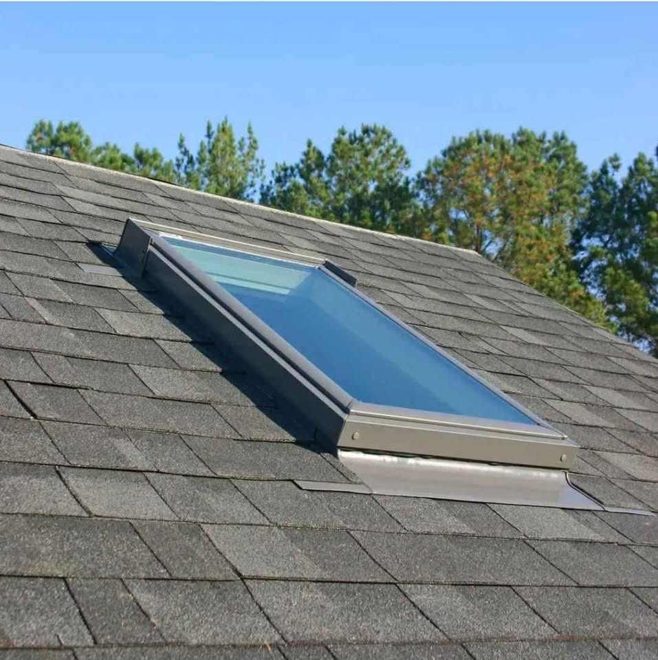  VELUX 21 in. x 45-3/4 in. Fixed Deck-Mount Skylight with Laminated Low-E3 Glass