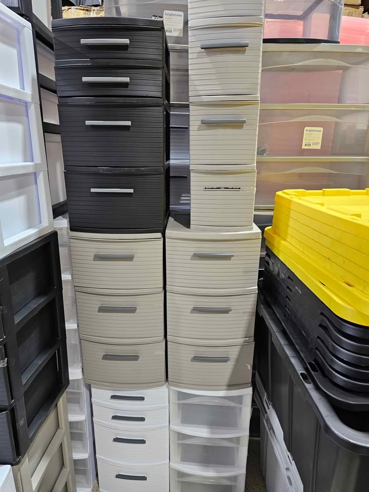 Storage Towers and Carts $10, $13, $15