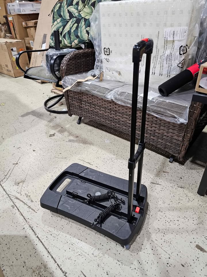  330 lbs. Folding Hand Truck, Dolly Cart for Moving, 6 Wheels Telescoping Hand Cart