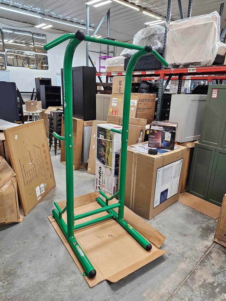  Stamina Products Outdoor Fitness Strength Training Power Tower, Green, 85" H