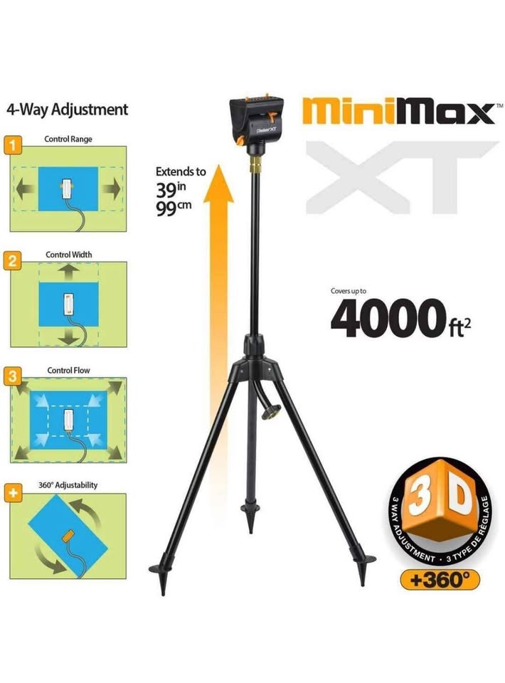 Melnor Oscillating Sprinkler on Tripod