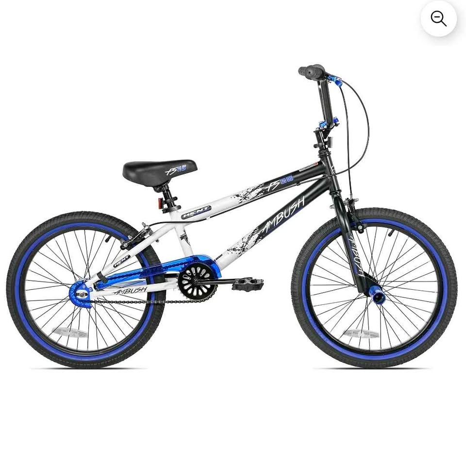 Kent Bicycles Ambush Boys' 20" BMX Kid Bicycle, Blue