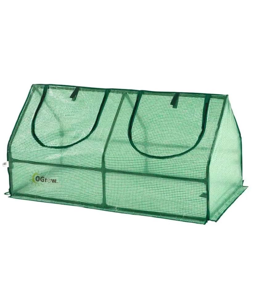 Machrus Ogrow Compact Outdoor Seed Starter Greenhouse Cloche With PE Protection Cover For Protected