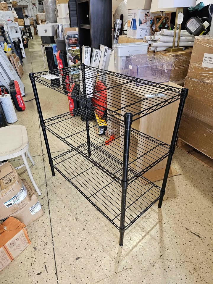  3 Tier Wide Wire Shelving