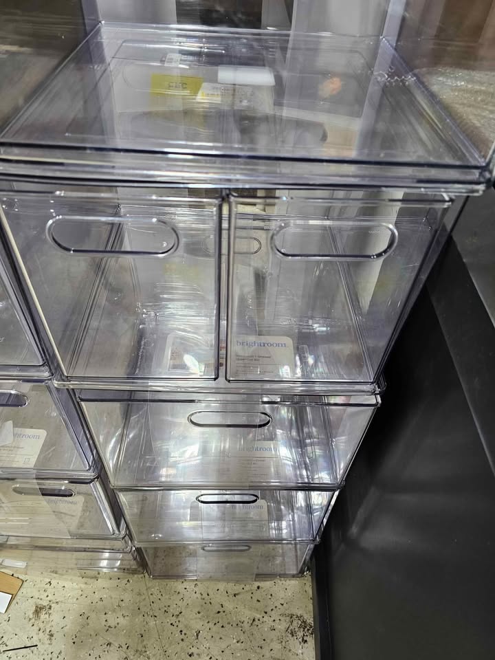  All Purpose 3 Drawers, 2 Drawers and 1 Drawer Storage Clear