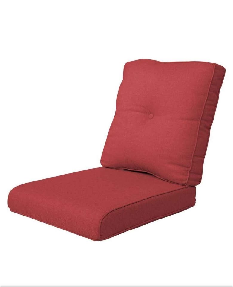 22 in. x 24 in. 2-Piece CushionGuard Outdoor Lounge Chair Deep Seat Replacement Cushion