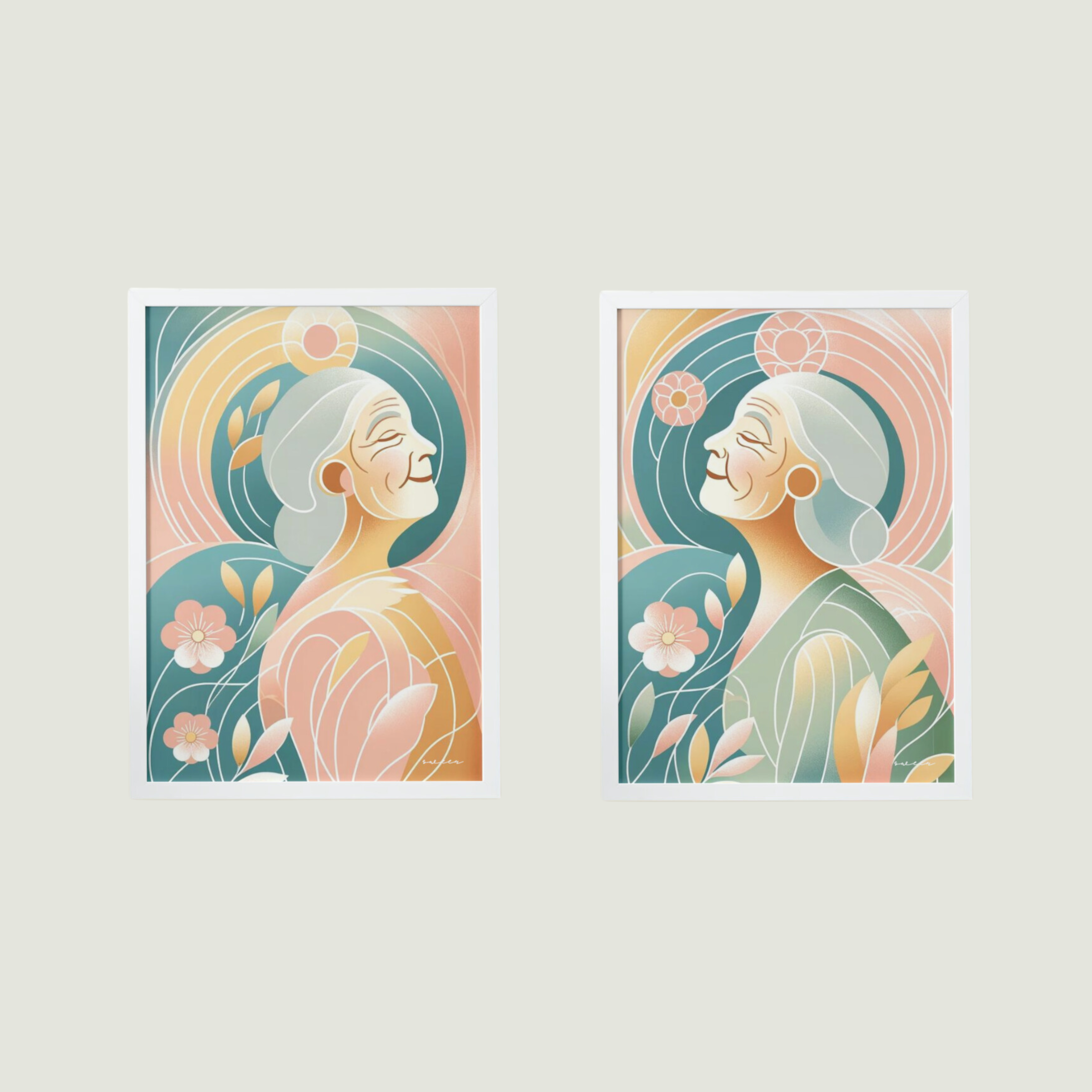 Mother’s Day Special: 2-in-1 Printable Poster Bundle – Artistic Maternal Bliss