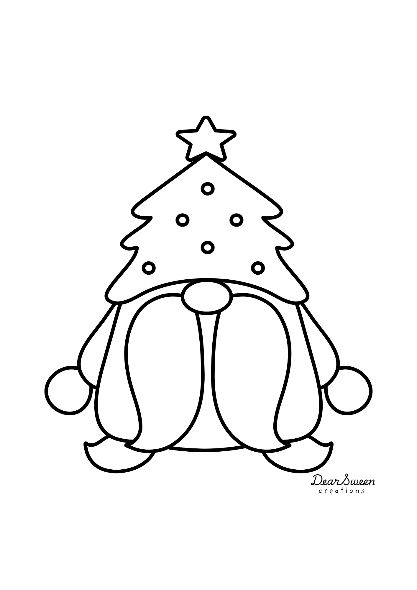 FREE Santa Coloring Page
