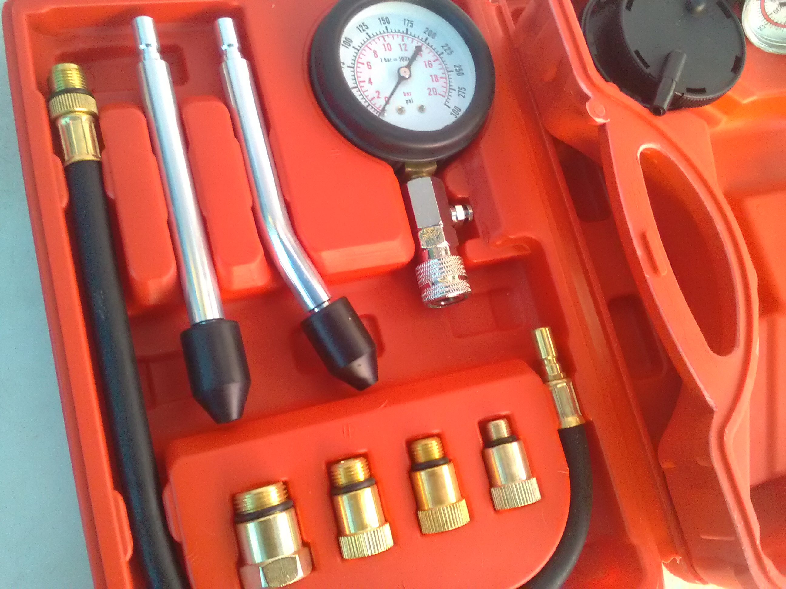 Manometro para compresion de cilindros