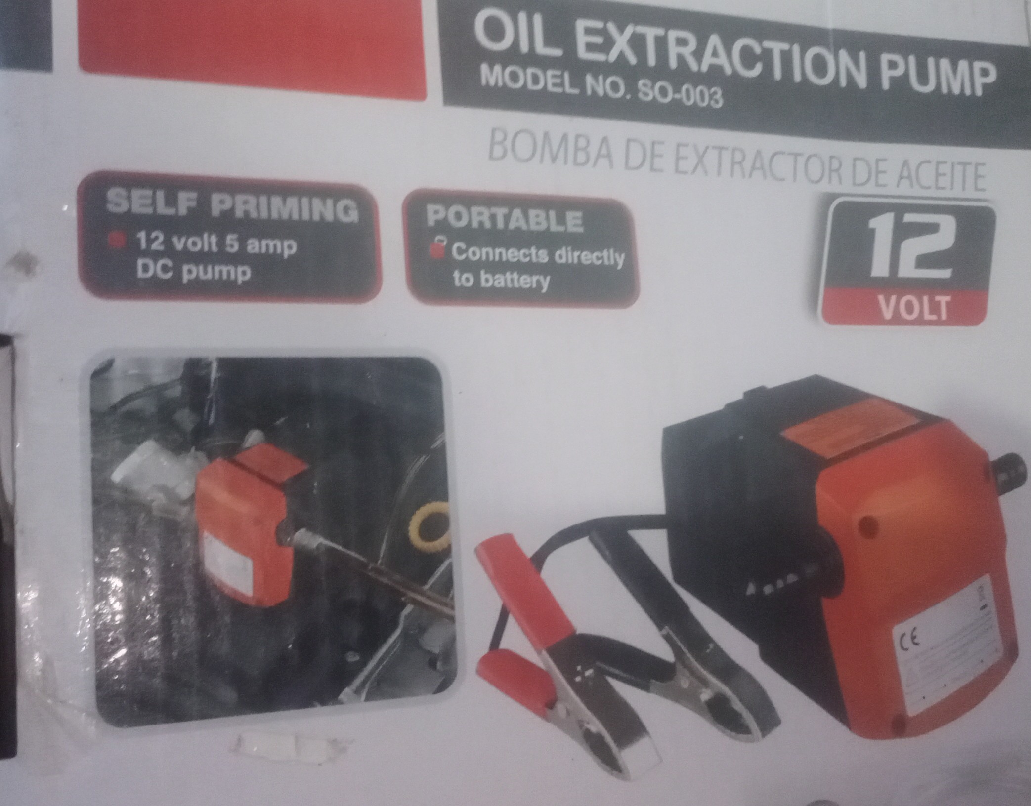 Bomba extractora de aceites 