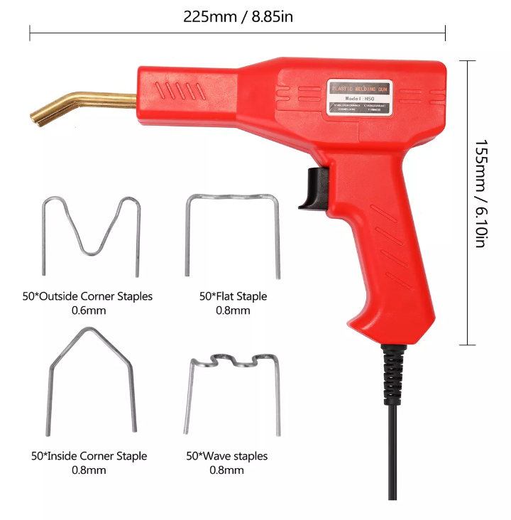 Soldadora de Plasticos con 200 grapas