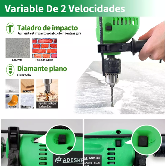 Taladro Rotomartillo Potente