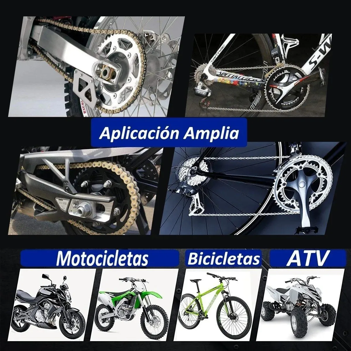 Cortador de Cadenas de Motocicletas y Bicicletas