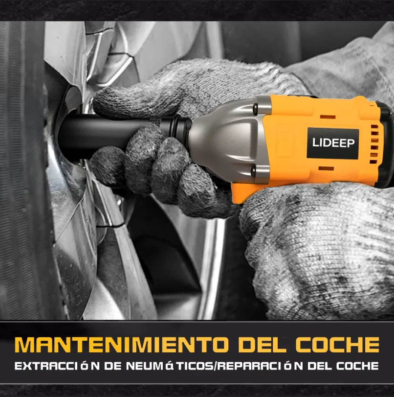 Llave de Impacto Inalambrica con bateria de litio