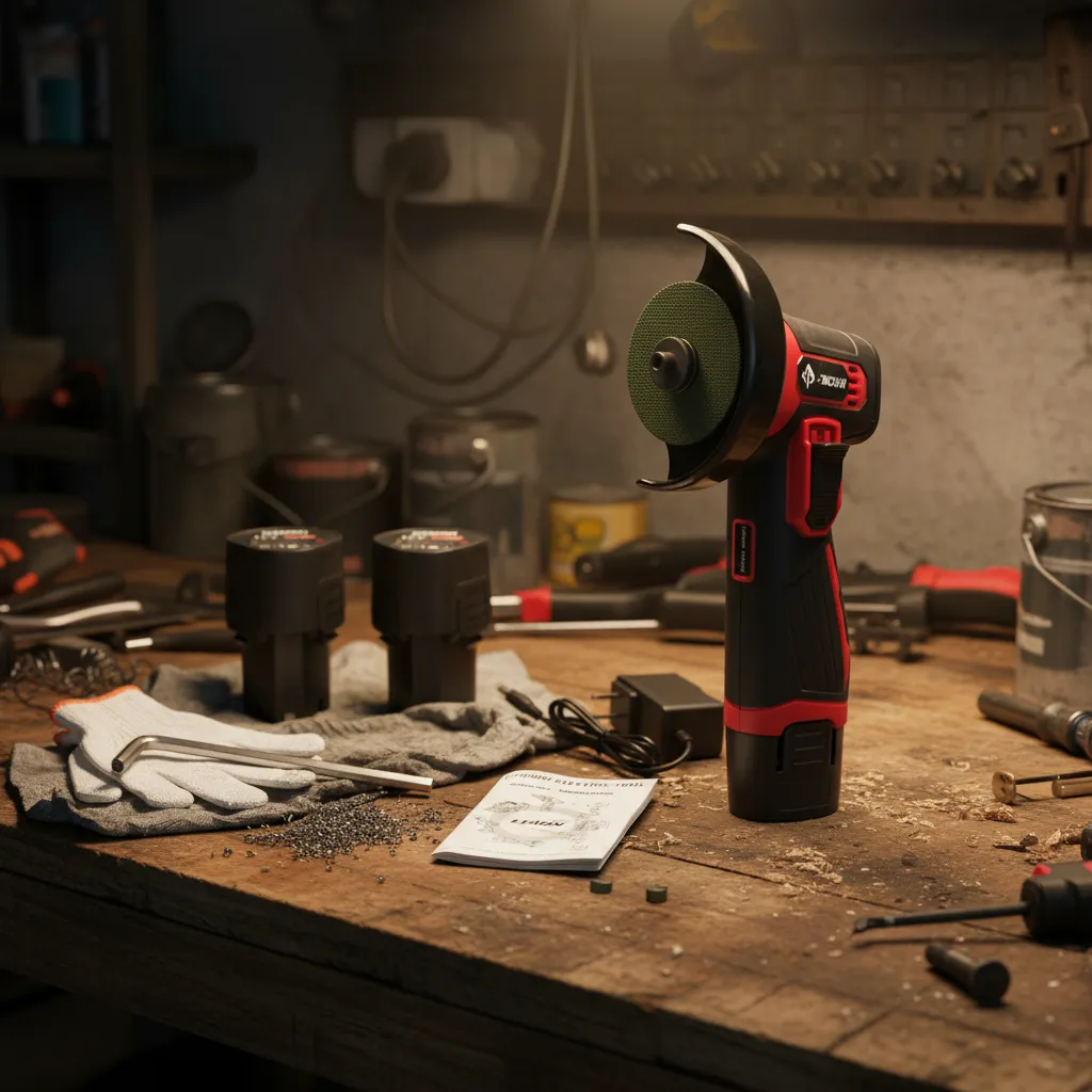 Mini Esmeriladora Inalambrica 3 pulgadas 