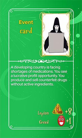 Financial support for Event cards printing + 4 Joker cards