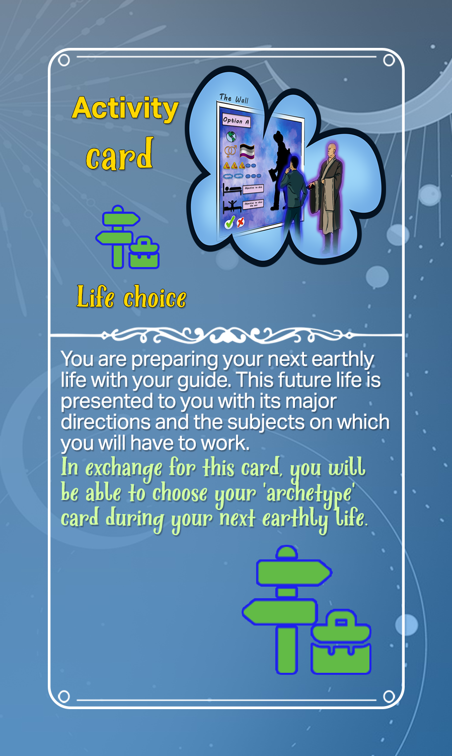 Financial support for Celestial cards printing 