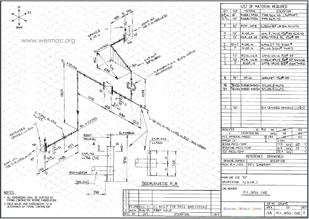 Training Piping Drafting 