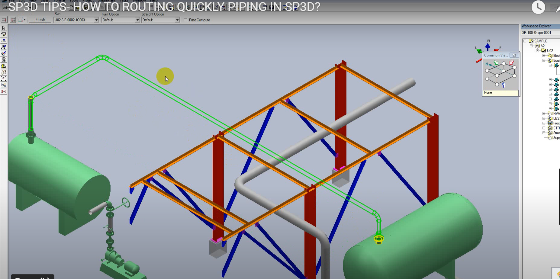 Training SP3D For Piping & Mechanical