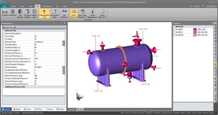 Training PVElite Pressure Vessel Design & Analysis