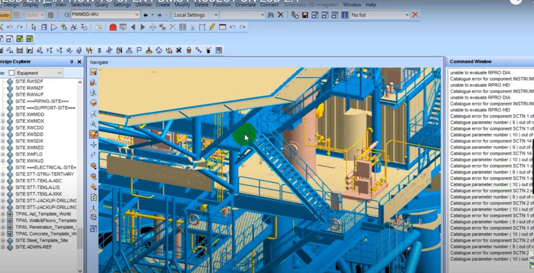 Training PDMS Stucture