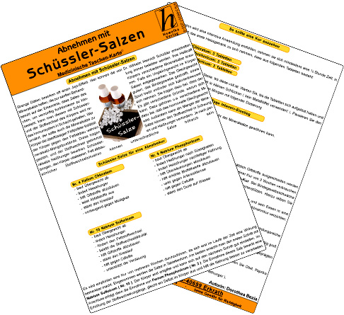 Abnehmen mit Schüssler-Salzen