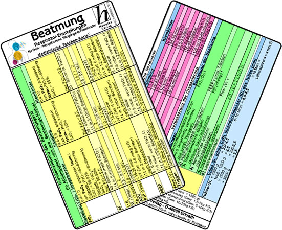 Beatmung - Respirator-Einstellungen für Früh- / Neugeborene, Säuglinge & Kleinkinder