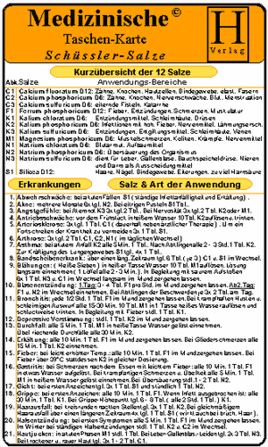 Schüssler-Salze