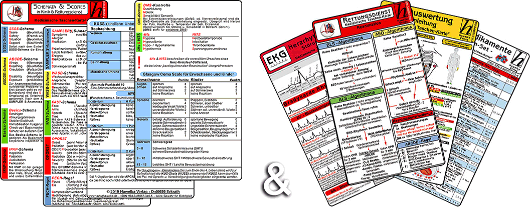 Schemata & Scores + Rettungsdienst Karten-Set (2in1 Set)